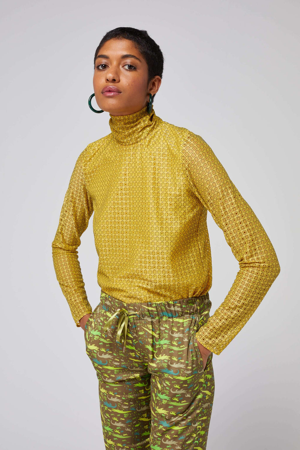 Top En Dentelle Nid D'Abeille