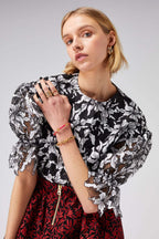 Beausserie shirt in Beluga lace | Heimstone