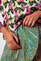 Austria skirt in Zicatela print | Heimstone
