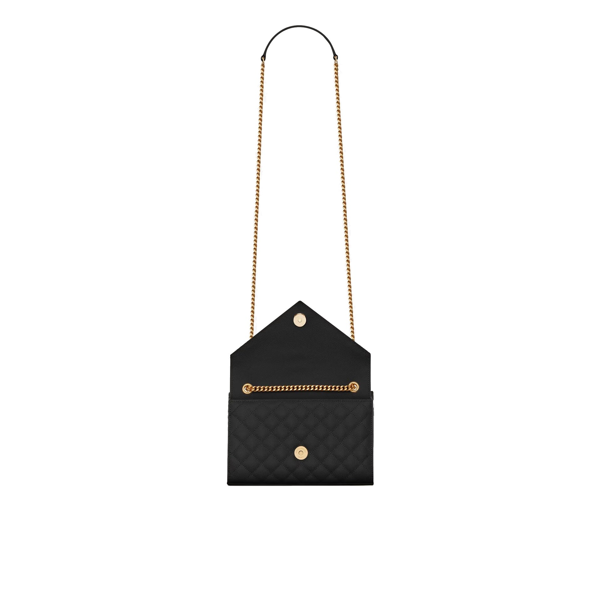 Saint Laurent - Sac Envelope Small - Femme - Black