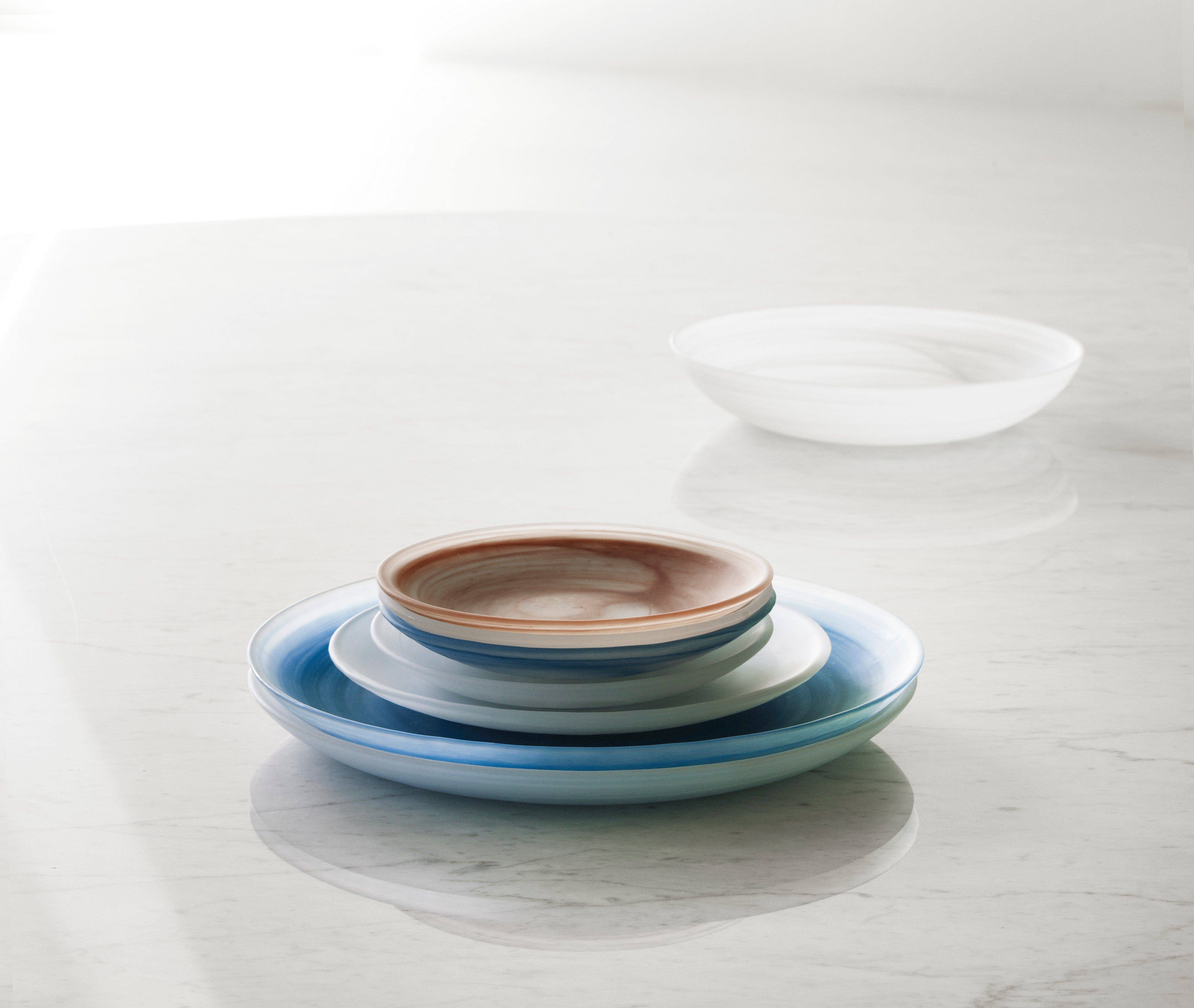 Assiette Creuse Cosmique - 22 CM - Marron