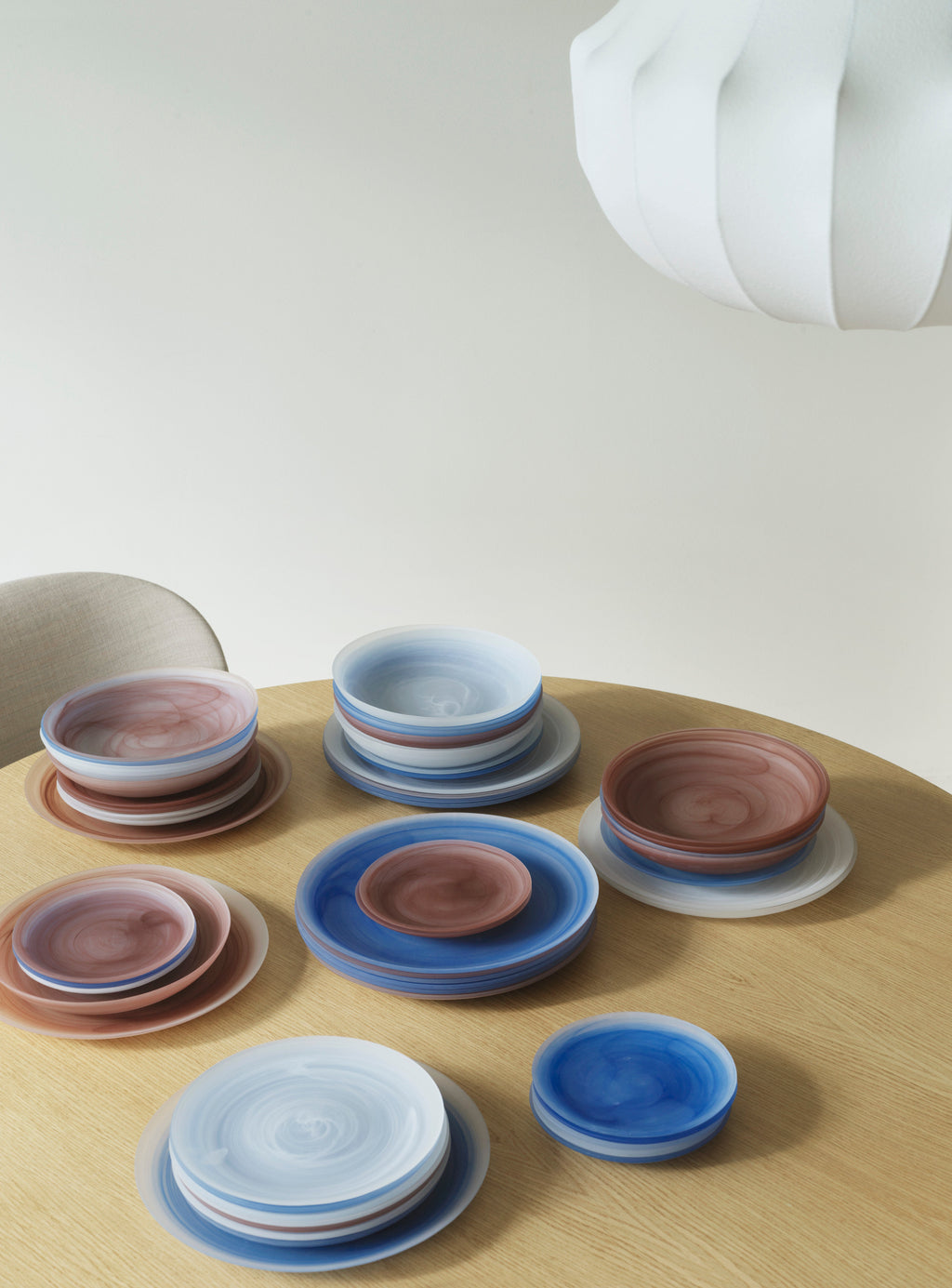 Assiette Creuse - Cosmique 22 CM - Blue