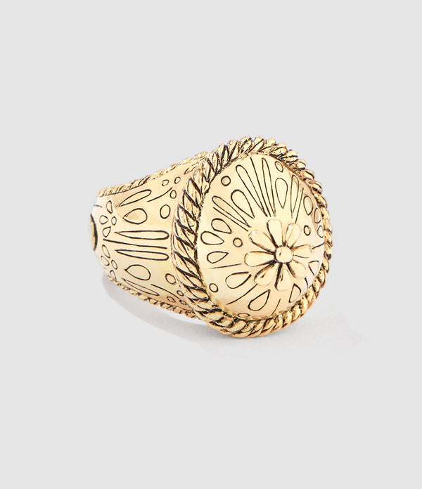 Aurelie Bidermann - Bague Blush October Doré, Capsule Octobre Rose - Femme
