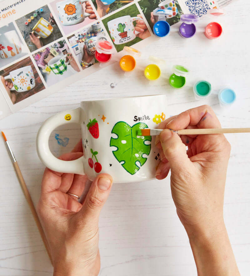Kit De Peinture Sur Tasse - Set De 2 Tasses