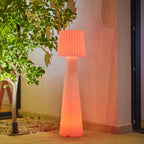 Lady - Lampadaire Sans Fil - Polyéthylène - Blanc