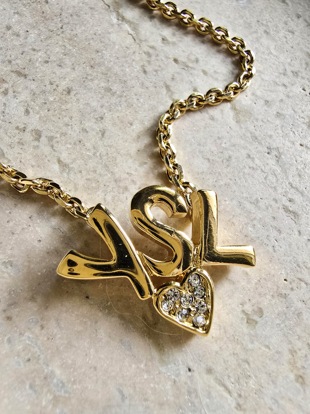 Collier Yves Saint Laurent Vintage Années 90
