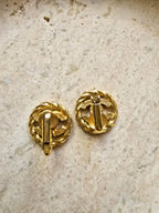 Chanel Boucles D'Oreilles Clips Vintage 1993