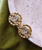 Chanel Boucles D'Oreilles Clips Vintage 1993