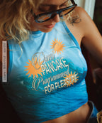 Crop Top Bleu