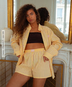 Chemise Rayée Jaune