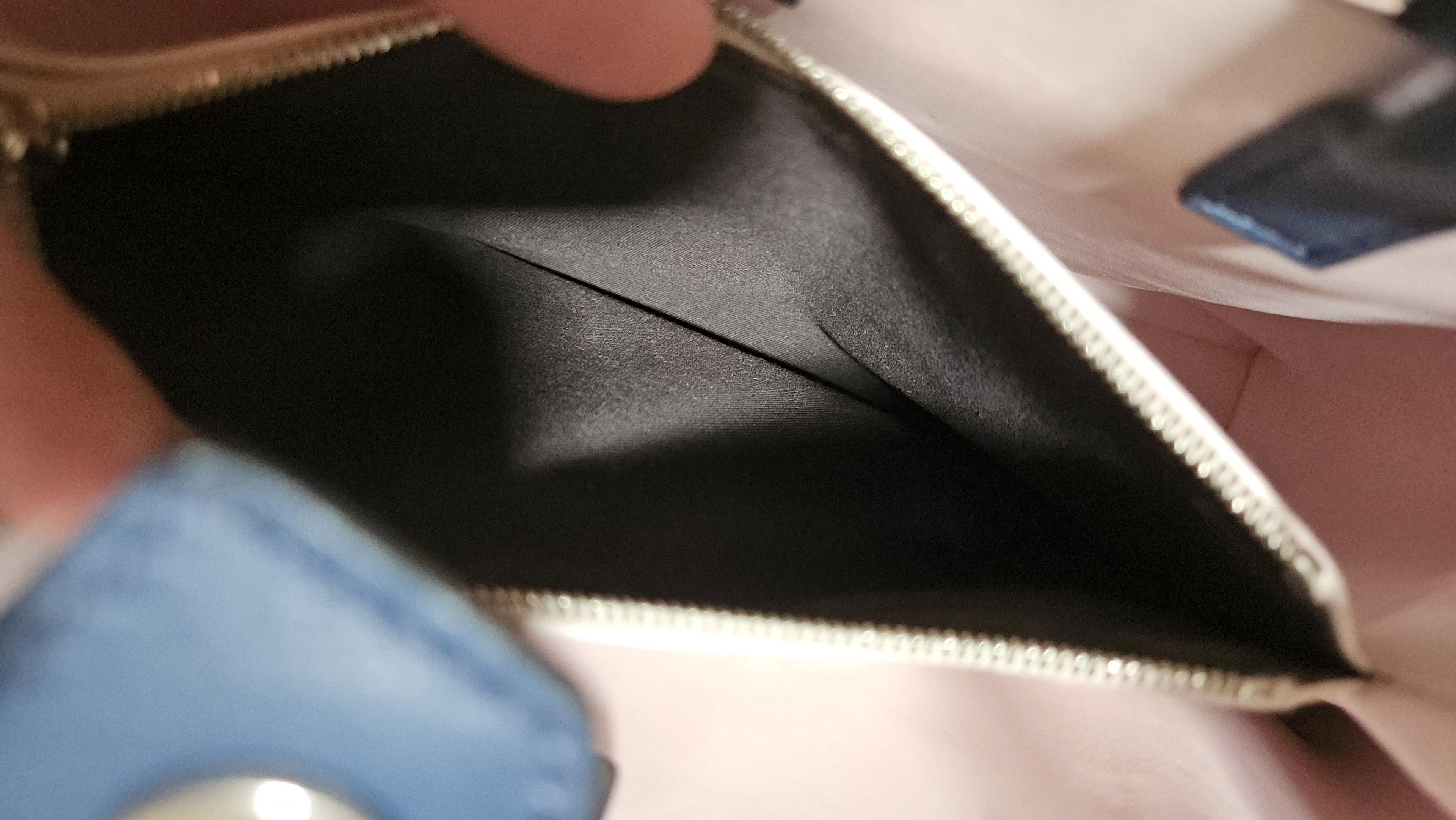 Fendi 2Jours Blue Leather Tote Bag