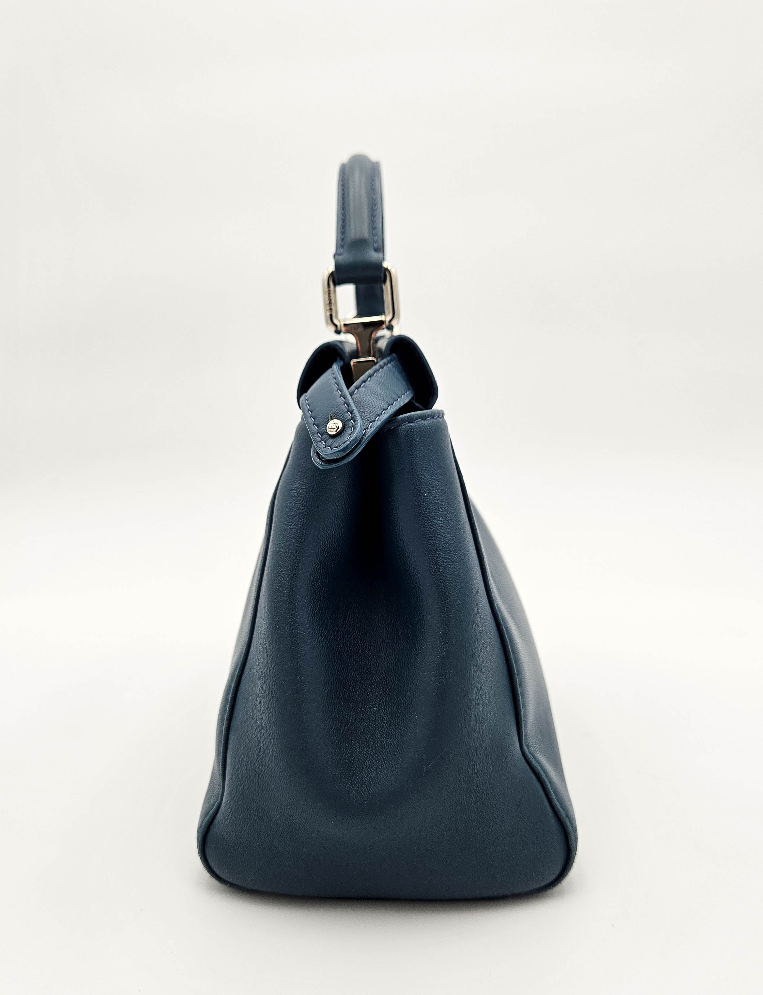 Fendi Peekaboo Mini Bleu Pétrole
