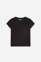 T-Shirt En Cachemire Noir