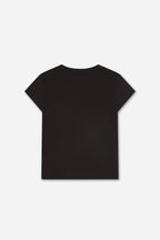 T-Shirt En Cachemire Noir