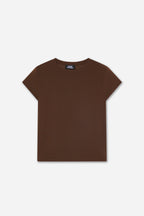 T-Shirt En Cachemire Marron