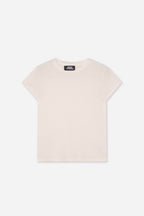 T-Shirt En Cachemire Crème