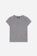 T-Shirt En Cachemire Gris