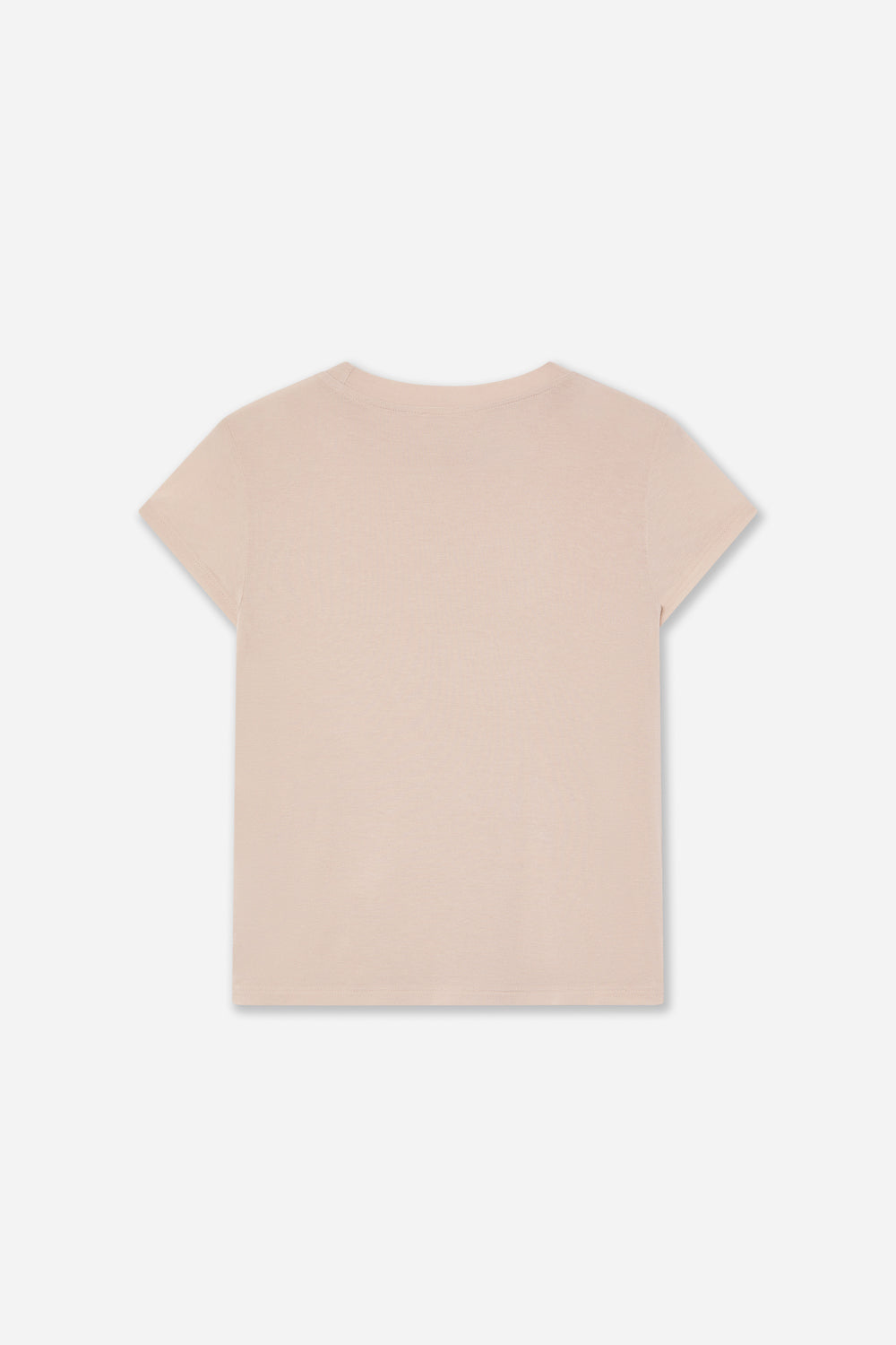 T-Shirt En Cachemire Beige