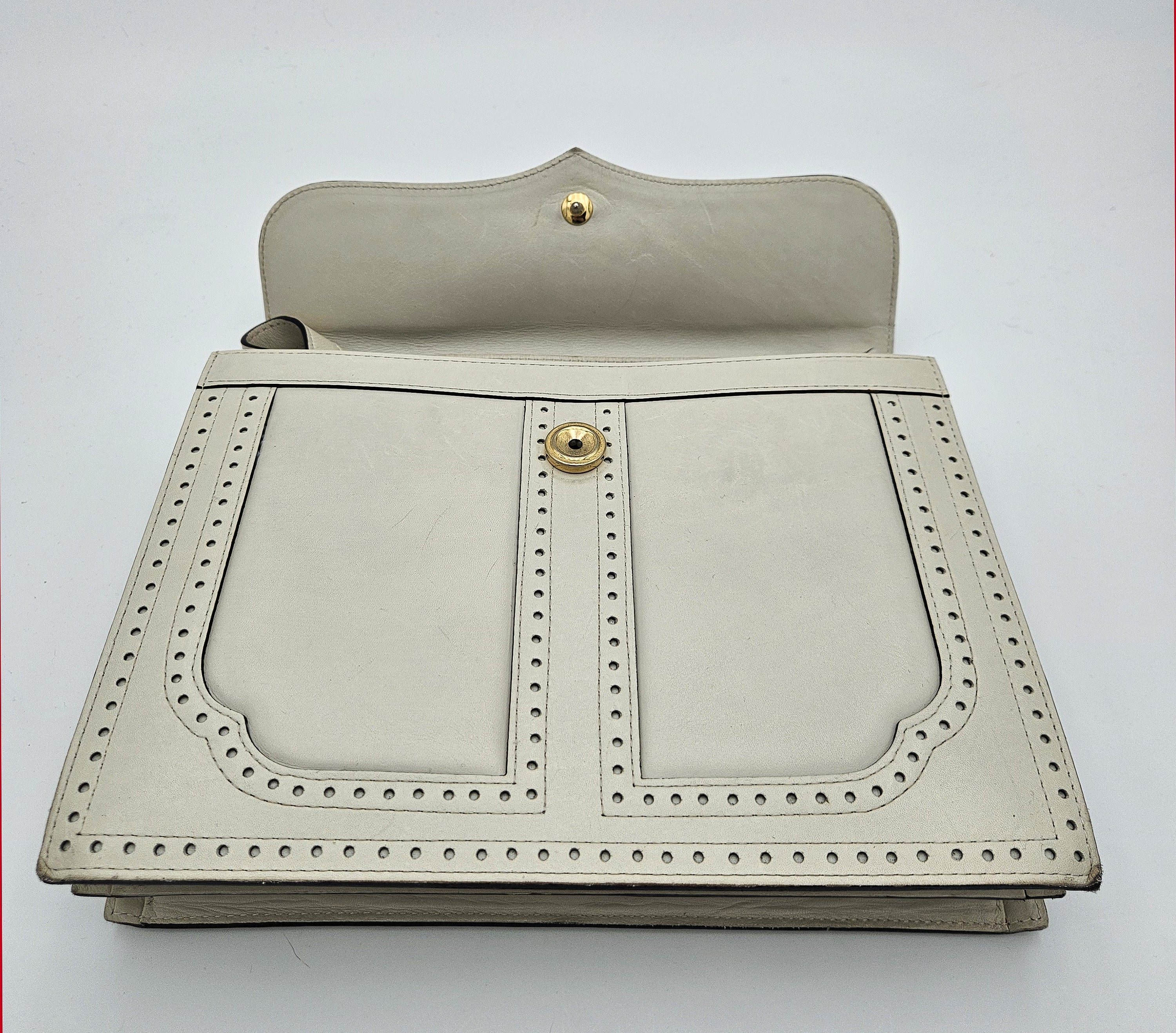 Sac Yves Saint Laurent Vintage Crossbody Blanc