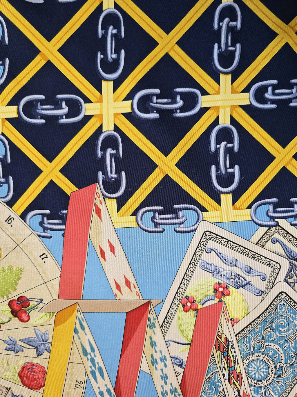 Foulard Gucci Vintage En Soie