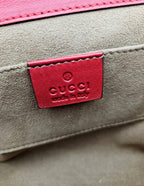 Sac Gucci Padlock Rouge Cuir