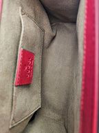 Sac Gucci Padlock Rouge Cuir