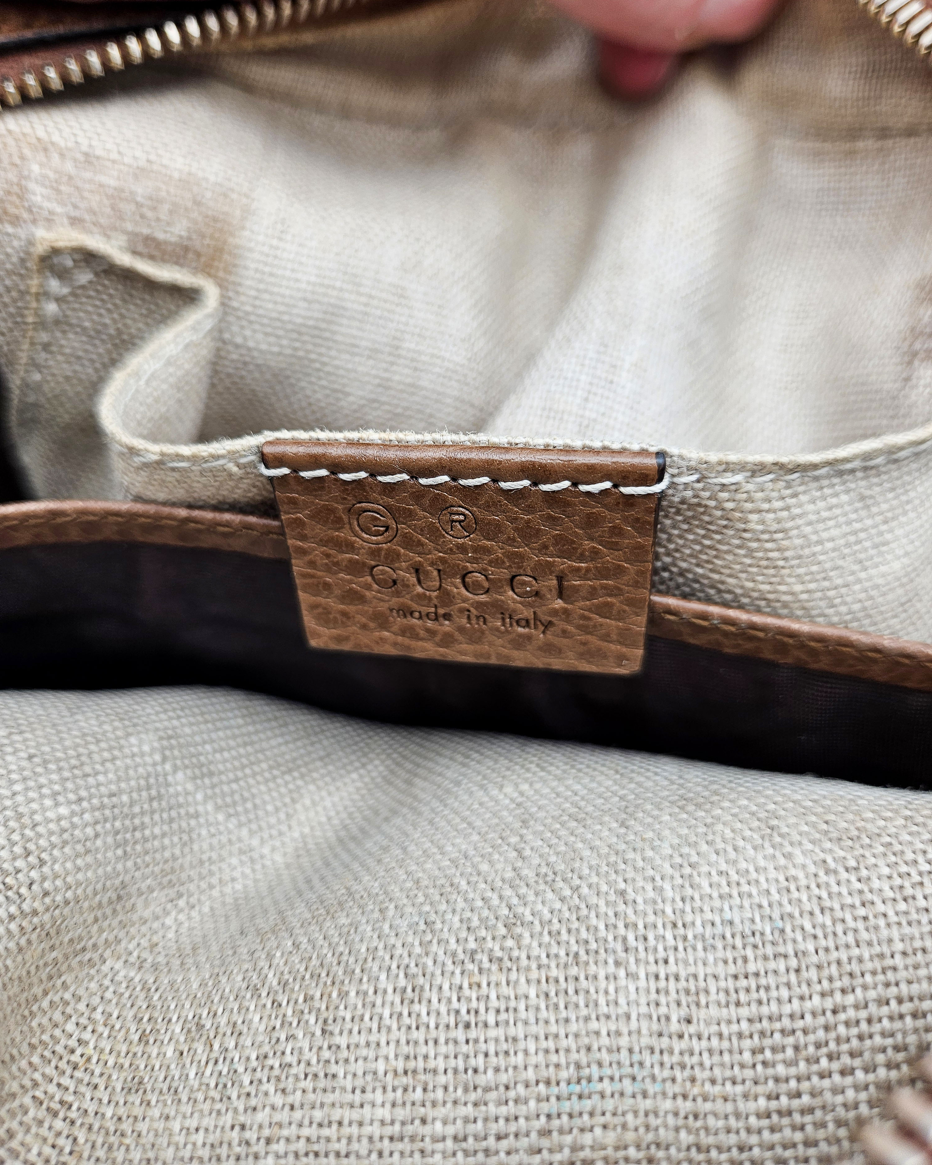 Sac Gucci Bree Gg Supreme Beige