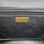 Dior Crossbody Cuir Noir Vintage