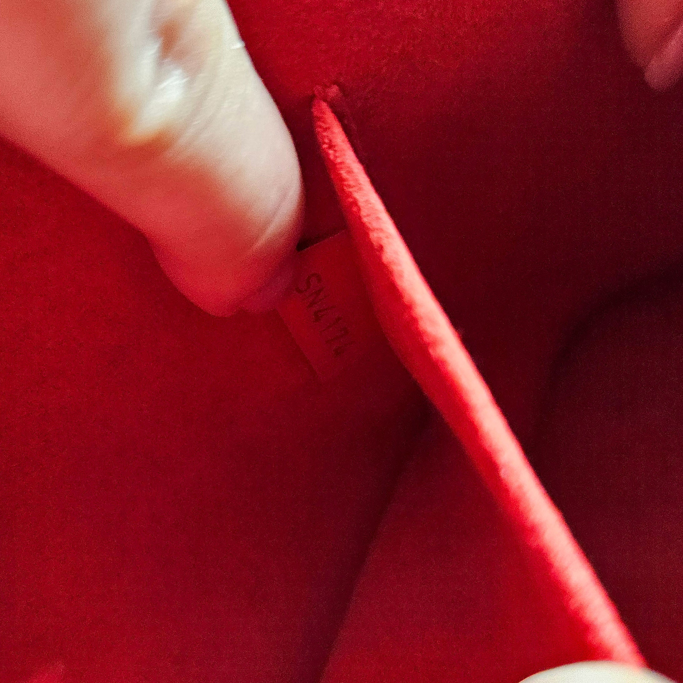 Louis Vuitton Alma Bb Cuir Épi Coquelicot