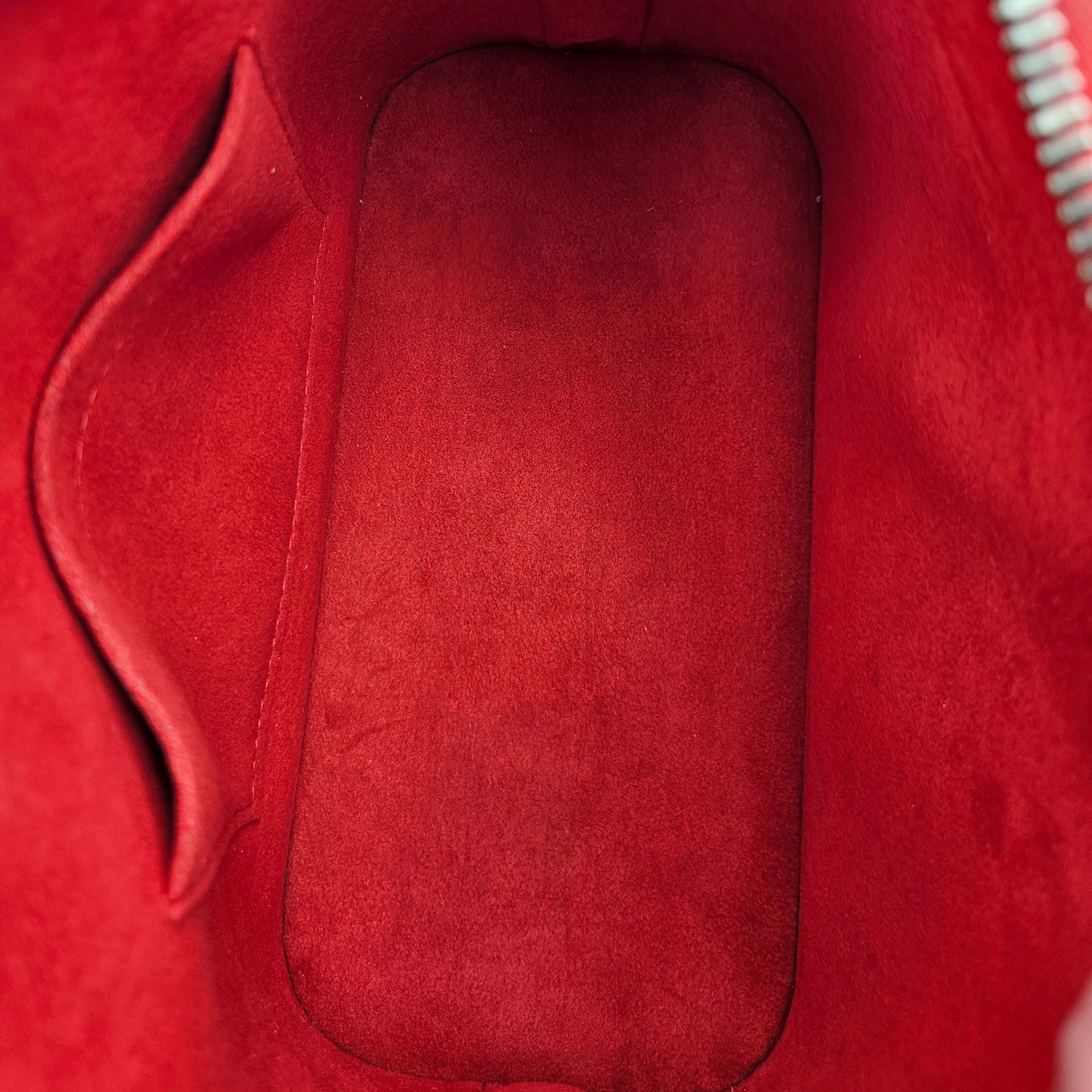 Louis Vuitton Alma Bb Cuir Épi Coquelicot