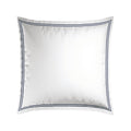 Biarritz - Set De 2 Taies D'Oreiller - Satin De Coton - Bleu Fonce / Blanc