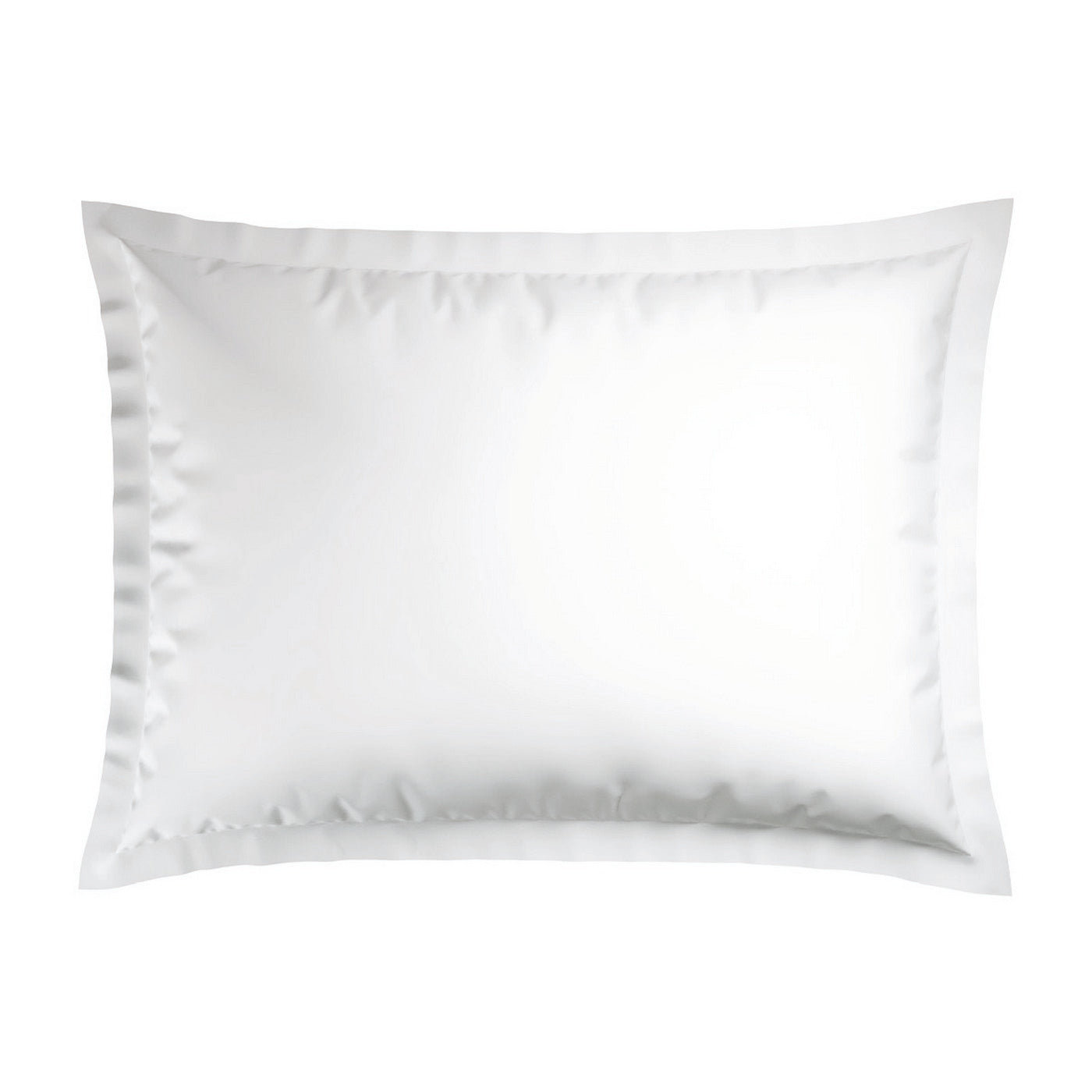 Biarritz - Set De 2 Taies D'Oreiller - Satin De Coton - Bleu Fonce / Blanc