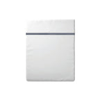 Biarritz - Drap Plat - Satin De Coton - Bleu Fonce / Blanc