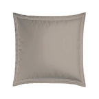 Biarritz - Set De 2 Taies D'Oreiller - Satin De Coton - Taupe / Taupe