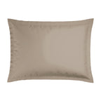 Biarritz - Set De 2 Taies D'Oreiller - Satin De Coton - Taupe / Taupe