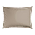 Biarritz - Set De 2 Taies D'Oreiller - Satin De Coton - Taupe / Taupe