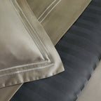 Biarritz - Drap Plat - Satin De Coton - Taupe / Taupe