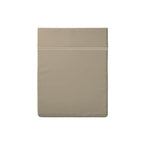 Biarritz - Drap Plat - Satin De Coton - Taupe / Taupe