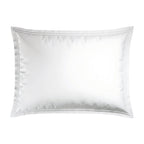 Biarritz - Set De 2 Taies D'Oreiller - Satin De Coton - Blanc / Blanc
