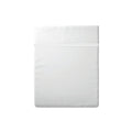 Biarritz - Drap Plat - Satin De Coton - Blanc / Blanc