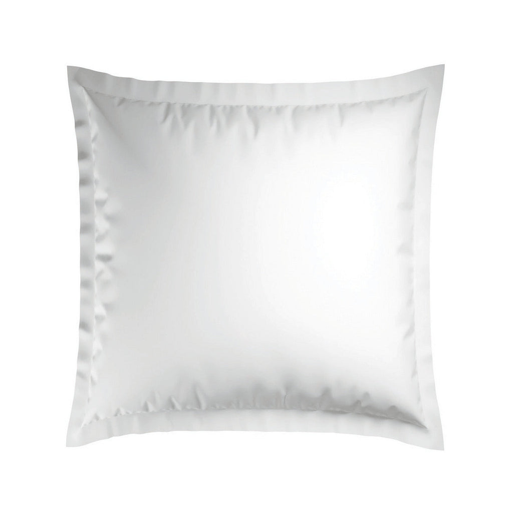 Biarritz - Set De 2 Taies D'Oreiller - Satin De Coton - Taupe / Blanc