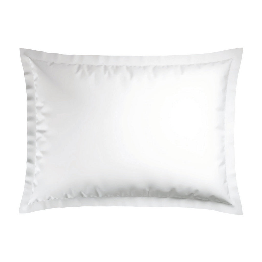 Biarritz - Set De 2 Taies D'Oreiller - Satin De Coton - Taupe / Blanc