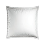 Biarritz - Set De 2 Taies D'Oreiller - Satin De Coton - Grey / Blanc