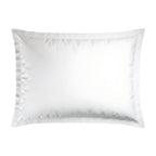 Biarritz - Set De 2 Taies D'Oreiller - Satin De Coton - Grey / Blanc