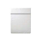 Biarritz - Drap Plat - Satin De Coton - Grey / Blanc