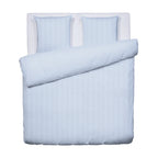 Grenoble - Housse De Couette + 1 Ou 2 Taie(S) D'Oreiller Coton Percale - Bleu Clair