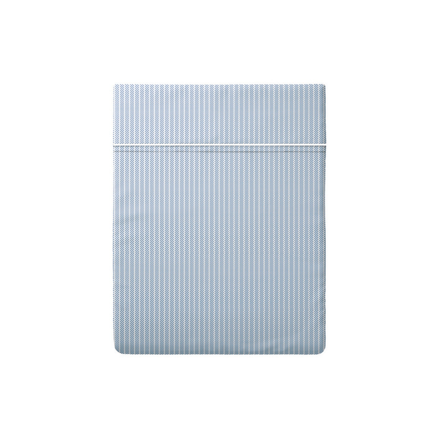 Grenoble - Drap Plat Coton Percale - Bleu Clair