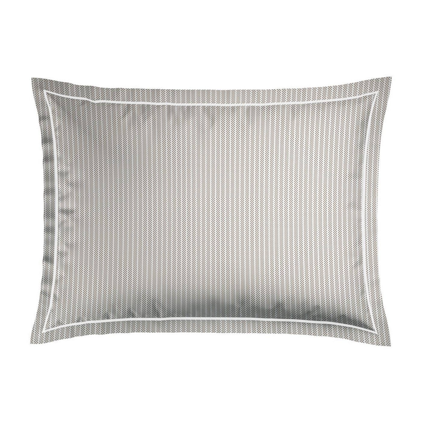 Grenoble - Set De 2 Taies D'Oreiller Coton Percale - Taupe