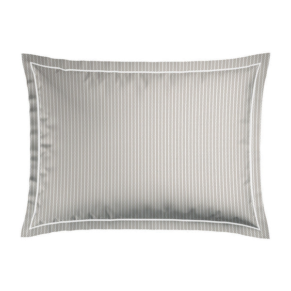 Grenoble - Set De 2 Taies D'Oreiller Coton Percale - Taupe