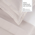 Grenoble - Drap Plat Coton Percale - Taupe
